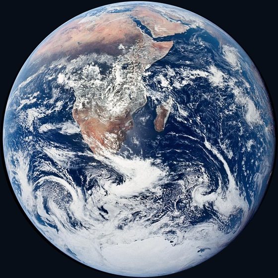 The Earth seen from space — NASA Apollo 17 Blue Marble